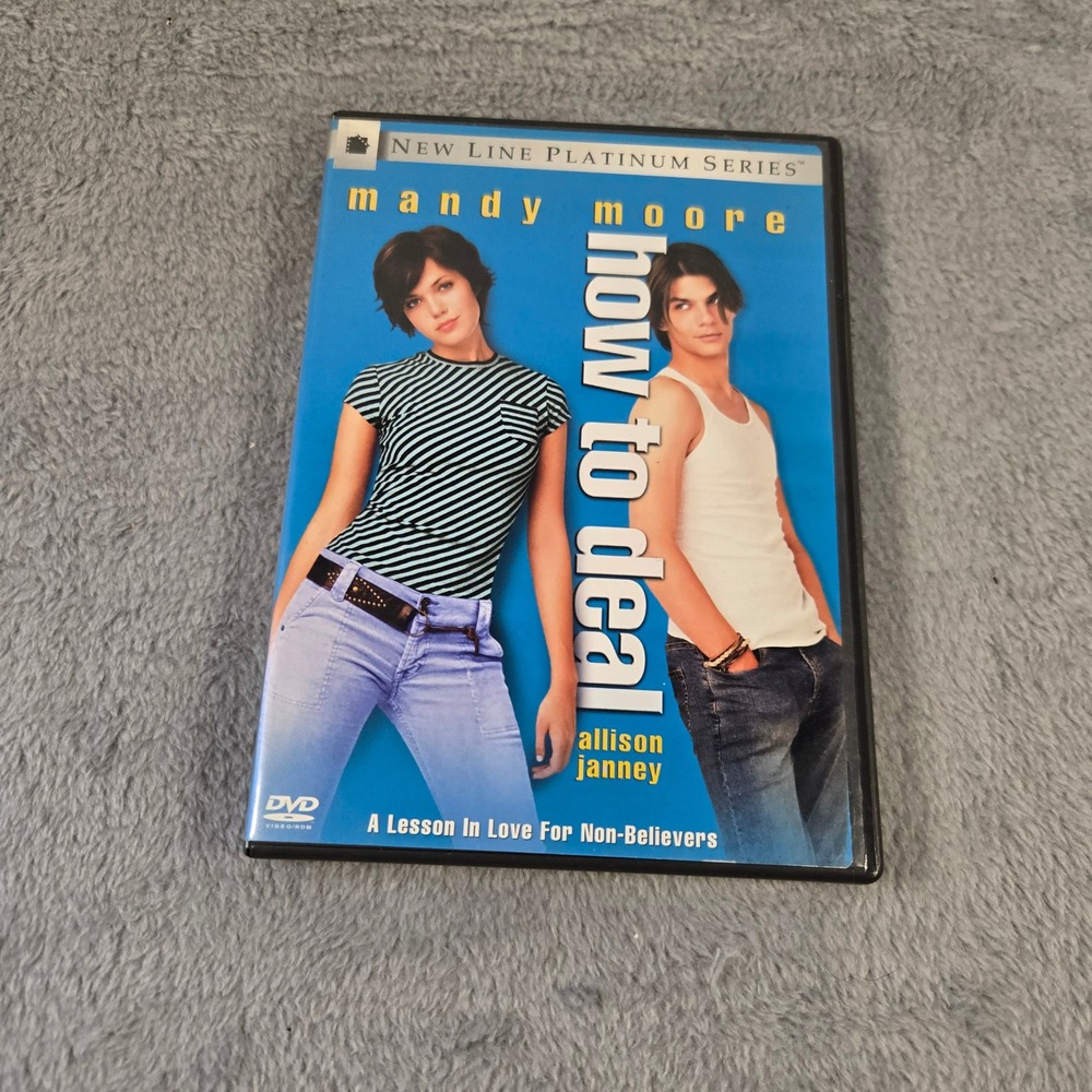How to Deal DVD Mandy Moore Allison Janney New Line Platinum Series 2003 Rom-Com